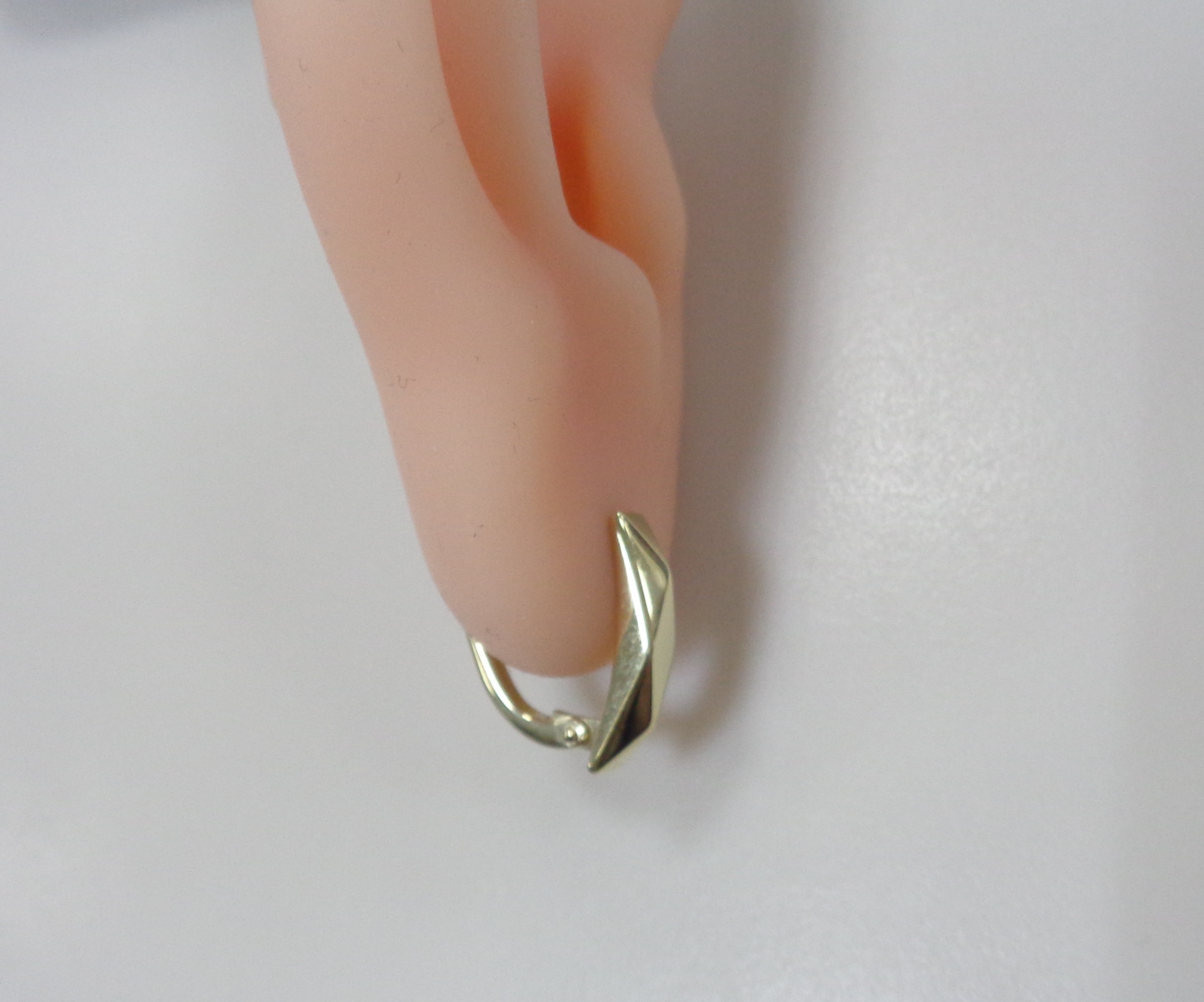 Серьги из желтого золота